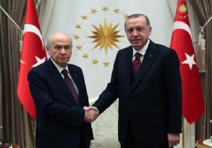 Erdoan, MHP Genel Bakan Baheliyi kabul etti